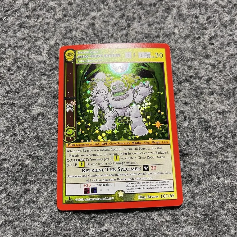 Cisco Grove Entities Metazoo Seance 10/165 1st Edition Full Holo Card NM